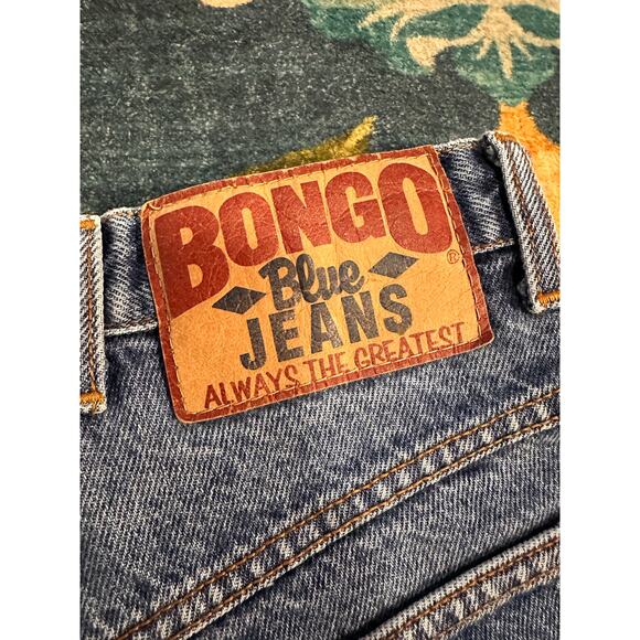 Vintage Retro BONGO Jean Raw Hem Shorts Size 1 - Picture 4 of 5